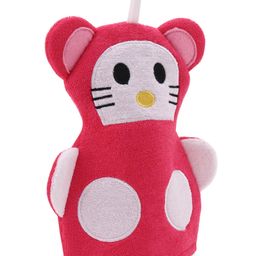 Babyhug Bath Glove - Red & White-image-11