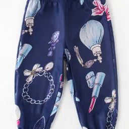 Kookie Kids Full Length Lounge Pants Accessories Print - Blue-picture-28