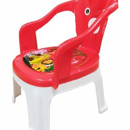Kuchikoo Kids Chair Bear Design - Red-image-44