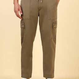 Allen Solly Men Relaxed Fit Mid-Rise Cargos-picture-34