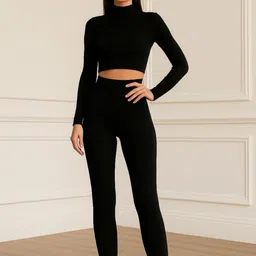 TRENBEE Serbia High Neck Crop With Leggings Co-Ords-picture-48