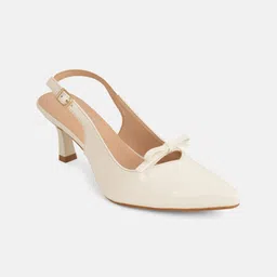 DROP BOLD Women Slim Heeled Pumps with Bows-96