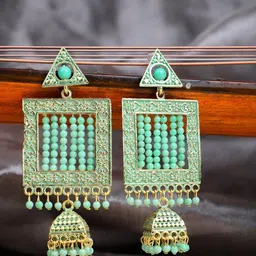 Anouk Contemporary Jhumkas Earrings-49