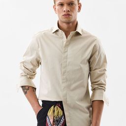 Snitch Men India Slim Fit Solid Spread Collar Casual Shirt-picture-45