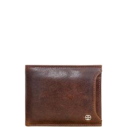 Eske Men Textured Leather Two Fold Wallet-image-6