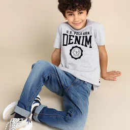 U.S. Polo Assn. Kids Boys Brand Logo Printed T-shirt-image-101