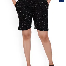 FEEL TRACK Women Printed Shorts-image-55