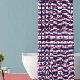 ArtzFolio Single Piece Waterproof Polyester Shower Curtain-image-33