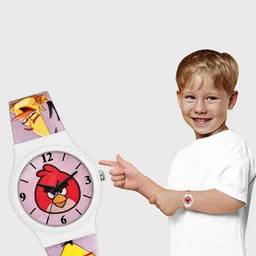 DOUBLERUN Kids Printed Dial & Straps Analogue Multi Function Watch H05NMT-724 image 4