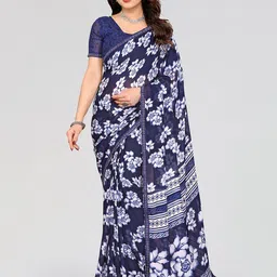 Moda Rapido Floral Printed Beads and Stones Saree-picture-14