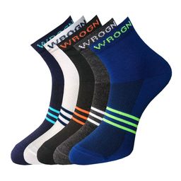 WROGN Men Pack Of 5 Assorted Ankle Length Socks-24