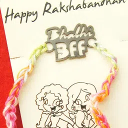 BeAbhika BFF Quirky Rakhi with Roli Chawal Capsules & Card-image-13