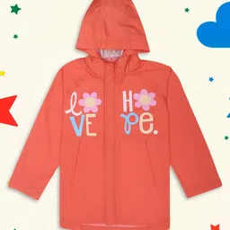 HOUSE OF VEDAS Kids Printed Waterproof Hooded Rain Jacket-image-89