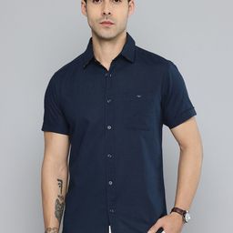 Mufti Slim Fit Cotton Linen Casual Shirt-picture-30