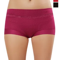 Bella Voste Pack Of 3 Cotton Boy Short Briefs PT-8105-Red-Purple-Black-XL-picture-5