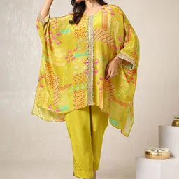 Soch Floral Printed Kaftan Tunic with Trousers-picture-10