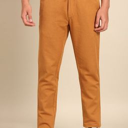 CAVALLO by Linen Club Men Slim Fit Easy Wash Trousers-picture-14
