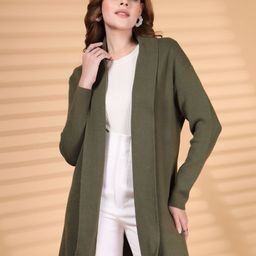 Juelle Women V-Neck Longline Shrug-image-87