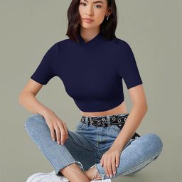 Dream Beauty Fashion Women Ribbed Fitted Crop-picture-10