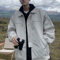 StyleCast x Revolte Men Longline Outdoor Tailored Jacket-58
