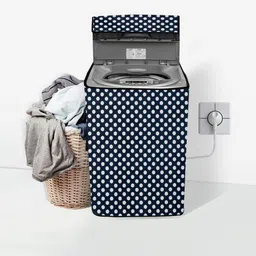 Stylista Blue PVC Washing Machine Cover-image-69
