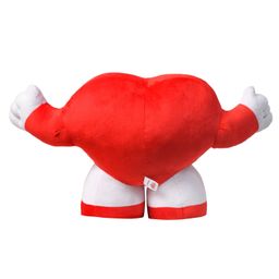 Ultra Winking Eyes Standing Heart Soft Toy Red - Height 30 cm image 4