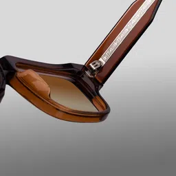 SAM & MARSHALL Unisex Square Sunglasses with Polarised and UV Protected Lens image 2