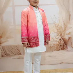 BownBee Boys Regular Kurta with Pyjamas image 4