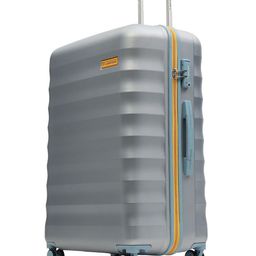 uppercase Unisex Striker Large Silver Textured Hard Luggage Trolley Bag-24