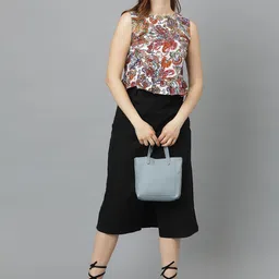 Stylecast X Kotty Women Ethnic Motifs Printed Peplum Crop Crepe Top-picture-14
