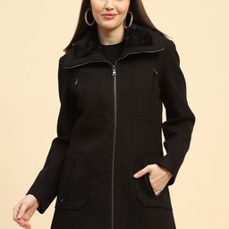 Global Republic Above Knee Length Overcoat-image-0