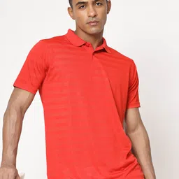 FUNDOO Men Polo Collar Dri-FIT Pockets Slim Fit T-shirt-image-24
