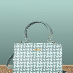 LIKE STYLE Printed PU Handheld Bag-43
