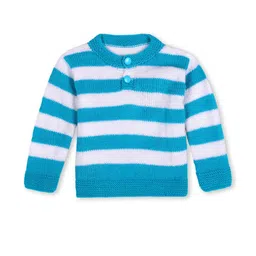 Clothes Shop Unisex Kids Striped Woollen Sweater Vest-picture-30