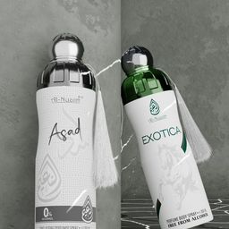 Al-Nuaim Set Of 2 Asad & Exotica Alcohol Free Deodorant- 200 ml Each-picture-29