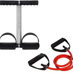 Double Spring Tummy Trimmer ab Exerciser Combo Single tonnig Tube Fitness Accessory Kit Kit-29