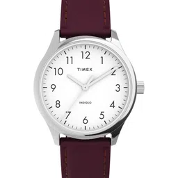 Timex Women Brass Dial & Leather Straps Analogue Watch TW2V36100JQ-image-57