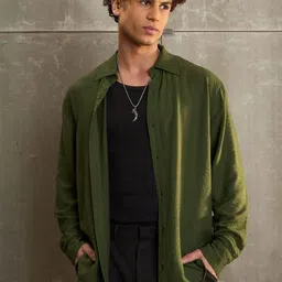 MASCLN SASSAFRAS Men Relaxed Opaque Casual Shirt-image-96