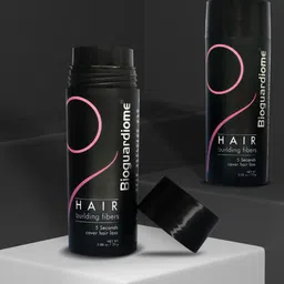 Bioguardiome Set Of 4 Hair Building Fiber Cover Hair Loss - 25 g Each - Dark Brown - Black-91