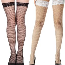 NESKA MODA Black Sheer Stockings-image-82