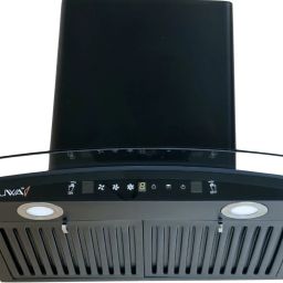 RAVE-BLACK Auto Clean Wall Mounted Black 1250 CMH Chimney-image-0