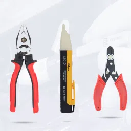 HGCM208M1 Electrical Non Contact Voltage Tester with Wire Cutter + 8"inch Plier Analog Voltage Tester-18