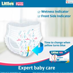 little's Comfy Baby Pants Diapers with Wetness Indicator and 12 hours Absorption | Large - L image 5