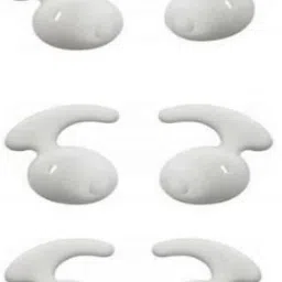 BUMTECH 6 pcs ( 3 Pair) S7 Earbuds Silicone Replacement Ear Tips In The Ear Headphone Cushion In The Ear Headphone Cushion (Pack of 6, White) In The Ear Headphone Cushion-14