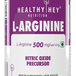 healthyhey nutrition L-Arginine 500mg, 120 Vegetable Capsules (Pack of 1)-picture-12