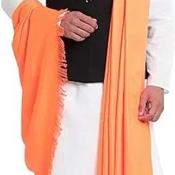 Kashmiri Thead Wool Solid Men Shawl-image-38