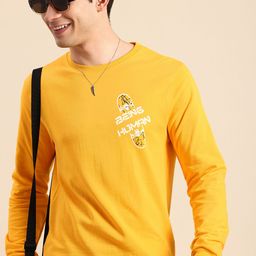 Being Human Brand Logo Printed Pure Cotton Sweatshirt-image-52