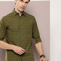 DILLINGER Men Classic Printed Casual Shirt-image-46
