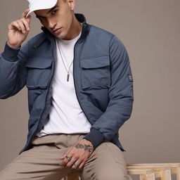 The Roadster Life Co. Mock Collar Long Sleeves Bomber Jacket-picture-57