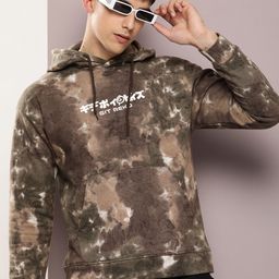 Kook N Keech Men Abstract Printed Hooded Sweatshirt-image-35